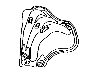 Toyota 17167-0H050 INSULATOR, Exhaust Manifold Heat