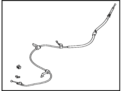 Scion 46420-12590 Cable Assy,  Parking Brake,  NO.2