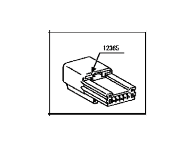 Scion 90980-12365 Housing, Connector M