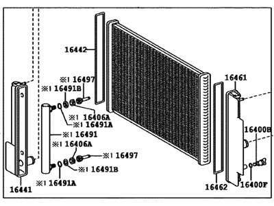 Scion 16400-28650 Radiator Assy