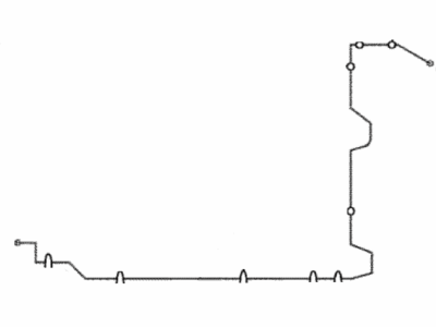 Scion 47321-12290 Tube,  Rear Brake,  NO.1