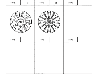 Toyota 42602-52450 Cap,  Wheel