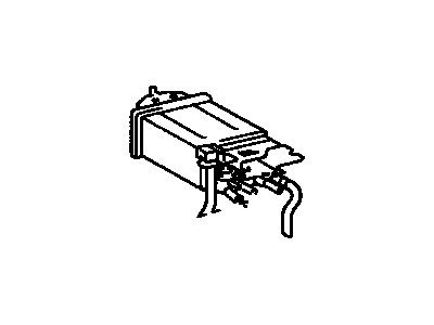 Toyota 77740-06100 Canister Assy,  Charcoal