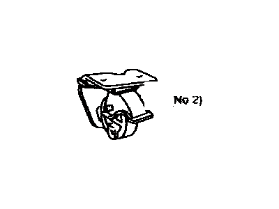 Toyota 17509-0A010 Bracket Sub-Assy,  Exhaust Pipe NO.4 Support