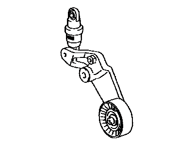 Toyota 16620-22013 TENSIONER Assembly, V-RIBBED Belt