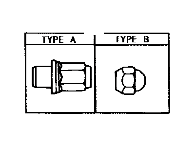 Toyota 90942-01082 Nut,  Hub (For Axle)