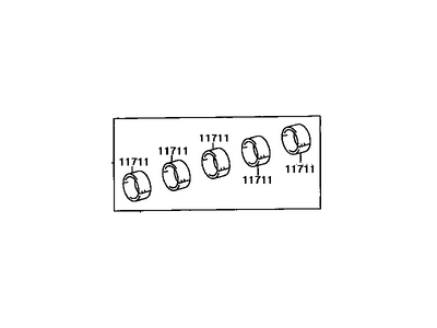 Toyota 11704-22011 Bearing Set,  Crankshaft