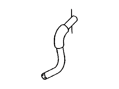 Toyota 16264-22123 Hose,  Water By-Pass,  NO.2