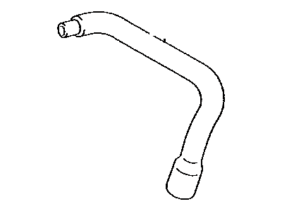 Toyota 12262-0D050 Hose,  Ventilation,  NO.2