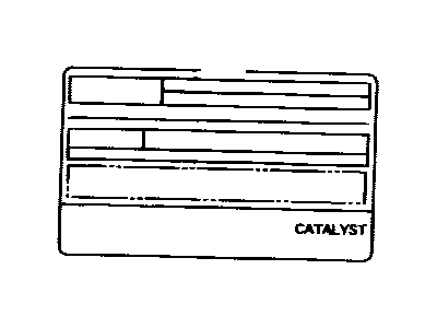 Toyota 11298-22151 Label,  Emission Control Information