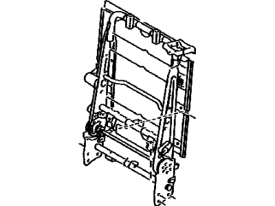 Toyota 71018-0C060 Frame Sub-Assy, Rear Seat Back, LH