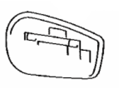 Toyota SU003-03060 Outer Mirror, Passenger Side