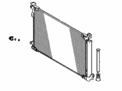 Toyota 884A0-02070 Condenser Assy,  Cooler