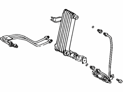 Toyota 33490-20022 Cooler Assy,  Manual Transmission Oil