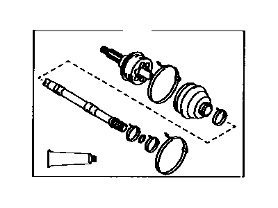 Toyota 43470-39065 Shaft Assy,  Front Drive Outboard Joint,  RH