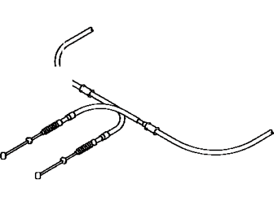 Toyota 46458-50010 Retainer,  Cable