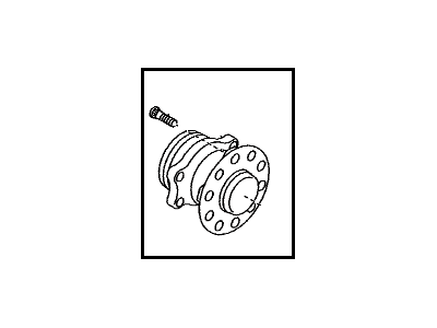 Scion SU003-00791 Hub & Bearing Assy,  Rear Axle,  LH