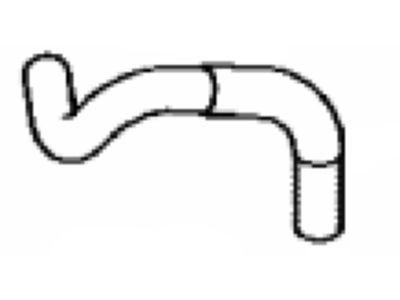 Toyota 16295-0P020 Hose,  Water By-Pass,  NO.7