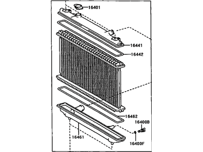 Toyota 16400-20240 Radiator Assy