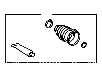 Toyota 04437-42040 Boot Kit,  Front Drive Shaft Inboard Joint,  RH