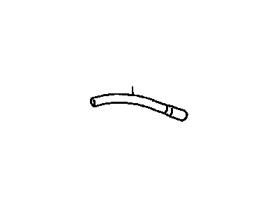 Toyota 23829-28111 Hose,  Fuel Vapor Feed