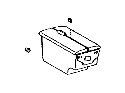 Toyota 58801-48040-A0 Box Sub-Assy,  Console,  Upper