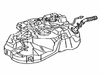 Toyota 77001-48070 Tank Assy, Fuel