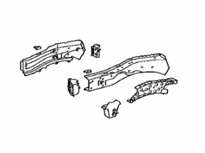 Toyota 57027-48900 Member Sub-Assy, Front Side, RH