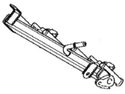 Toyota 23814-25021 Pipe Sub-Assy,  Fuel Delivery