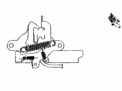 Toyota 53510-0E160 Lock Assy,  Hood