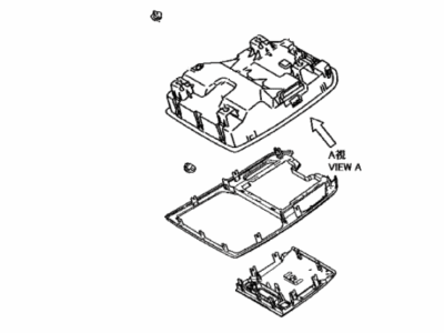 Toyota 63650-0E391-C0 Lamp Assembly, Map