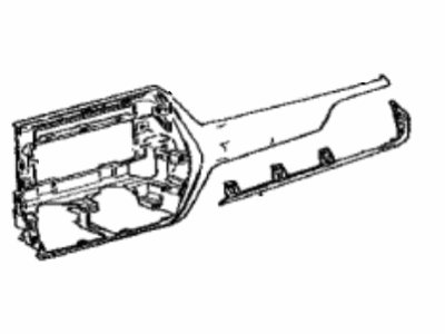 Toyota 55411-0E110 Panel,  Instrument Cluster Finish,  NO.1