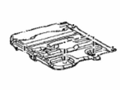 Toyota G92QC-48010 Panel,  HV Battery Shield,  No.10