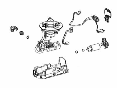 Toyota 77020-0E160 Tube Assy,  Fuel Suction W/Pump & Gage