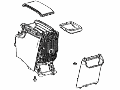 Toyota 58810-0E300-E1 Box Assembly, Console