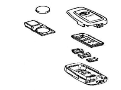 Toyota 8990H-42010 Transmitter Sub-Assy,  Electrical Key