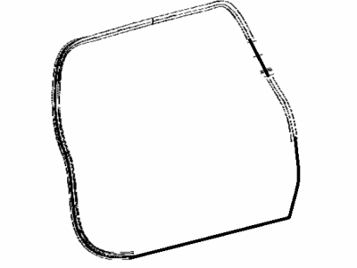 Toyota 67881-42060 Weatherstrip,  Back Door