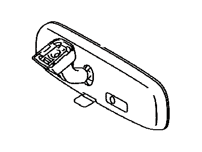 Toyota 87810-0WZ20 Mirror Assy,  Inner Rear View