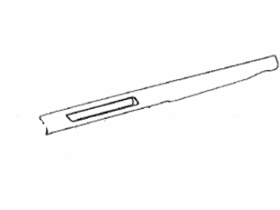 Toyota 55412-42070 Panel,  Instrument Cluster Finish,  Center NO.1