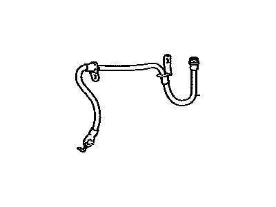 Toyota 90947-02F47 Hose,  Flexible,  NO.1(For Front)