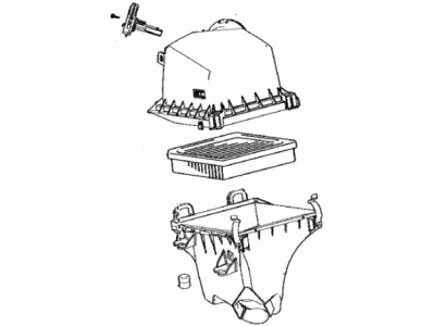 Toyota 17700-36270 Cleaner Assy,  Air