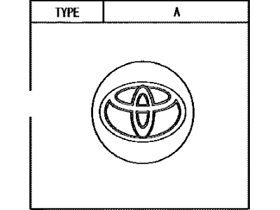 Toyota 42603-30580 Ornament Sub-Assy,  Wheel Hub