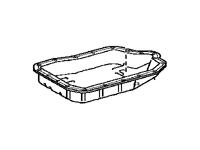 Toyota 35106-33040 Pan Sub-Assy,  Automatic Transaxle Oil