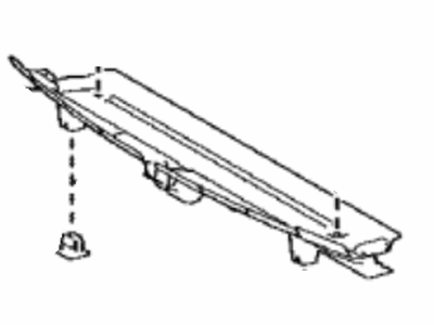 Toyota 16592-24010 Guide,  Radiator Air,  No.3