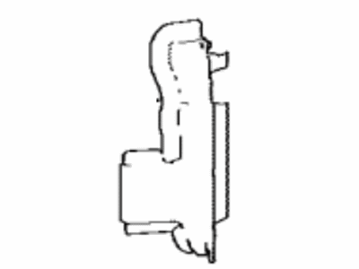 Toyota 16593-24020 Guide,  Radiator Air,  No.1 RH