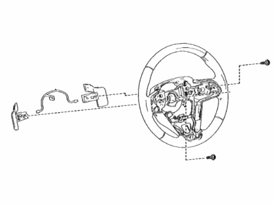 Toyota 45100-12G90-C0 Wheel Assy,  Steering