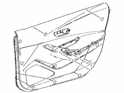 Toyota 67610-12T30-C4 Panel Assembly, Fr Door