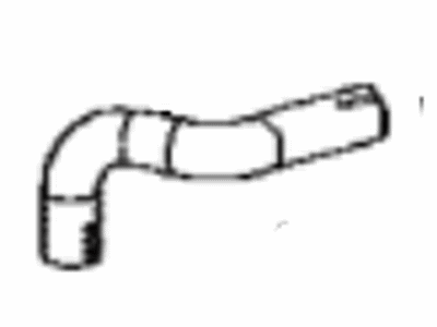 Toyota 16264-24010 Hose,  Water By-Pass,  NO.3