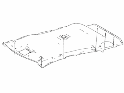 Toyota 63310-12N11-C1 HEADLINING Assembly, ROO