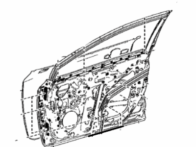 Toyota 67001-12C20 Panel Sub-Assy,  Front Door,  RH